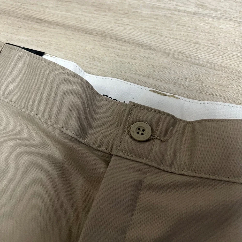 Dickies Men‎ Regular Fit Cargo Khaki Straight Pants NWT 44x30 Beige Utility Work